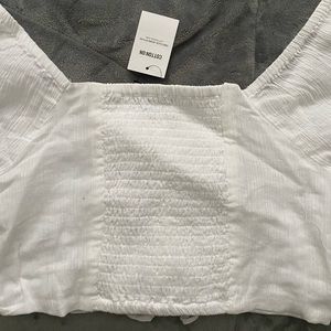 BRAND NEW milkmaid style crop top